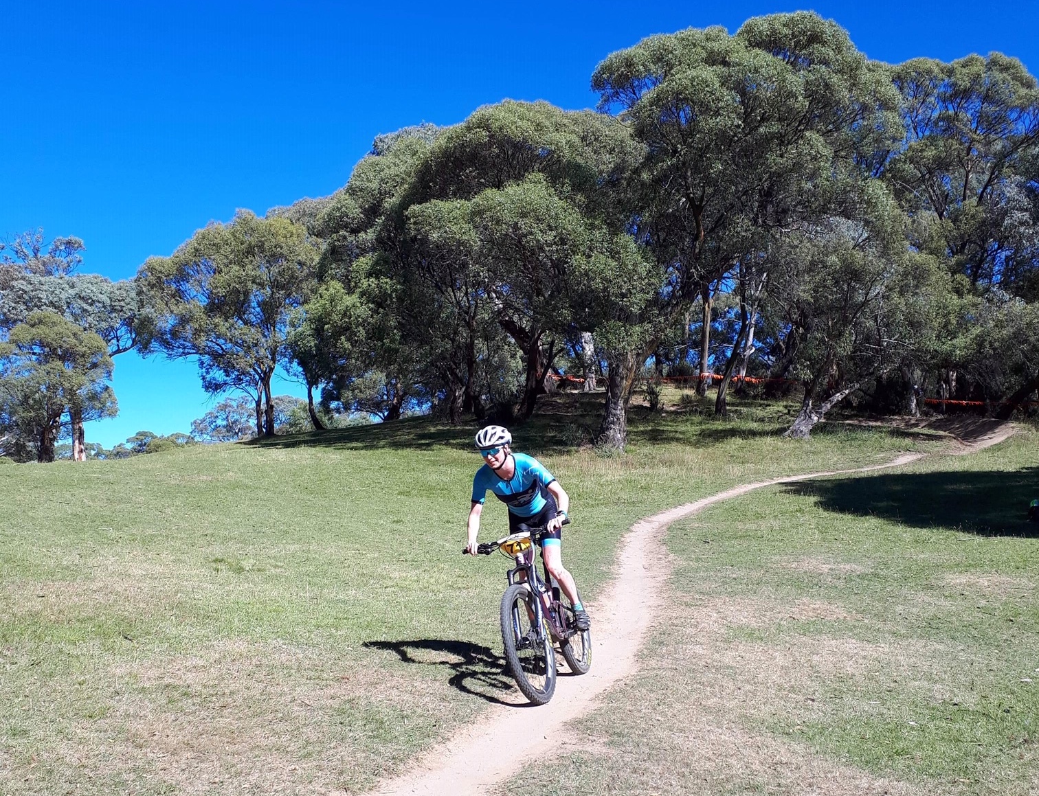 alexandra keith tackling offroad triathlon bike